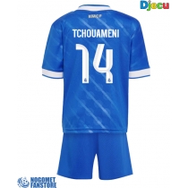 Real Madrid Aurelien Tchouameni #14 Rezervni Dres za djecu 2025-26 Kratak Rukav (+ Kratke hlače)